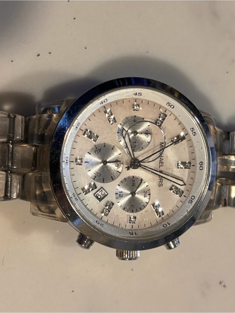 Michael Kors Women’s Chronograph Watch - Silver